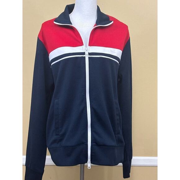 Ben Sherman Tricot Zip Jacket, red/white/blue, medium, colorful, sporty, walking - Picture 1 of 6